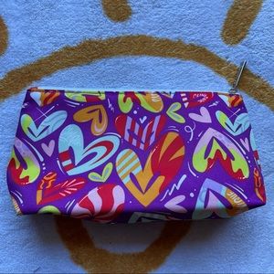 Clinique Colorful Hearts Cosmetic/makeup/Skincare Organizing Travel Bag